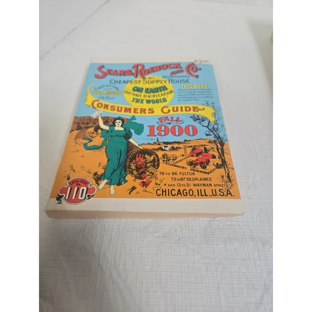 Sears Roebuck Catalog Reprints 1900 1902 Lot of 2 Advertising Ephemera Books